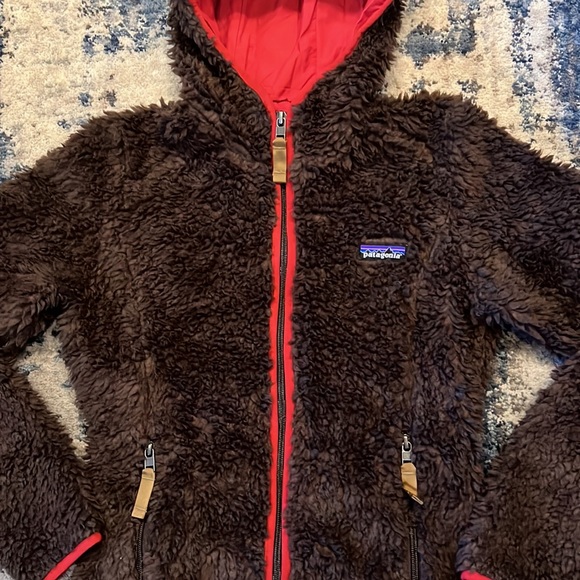 Patagonia Woolly Insulated Jacket Size X Small In Brown And Red. - Picture 2 of 9